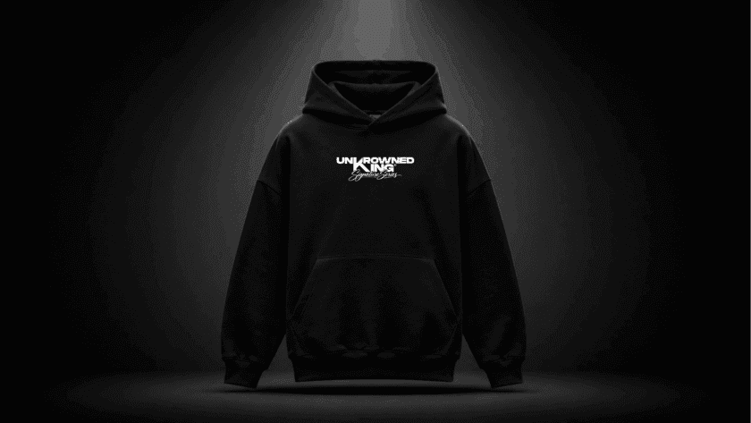 BLACK HOODIE – CORE LOGO